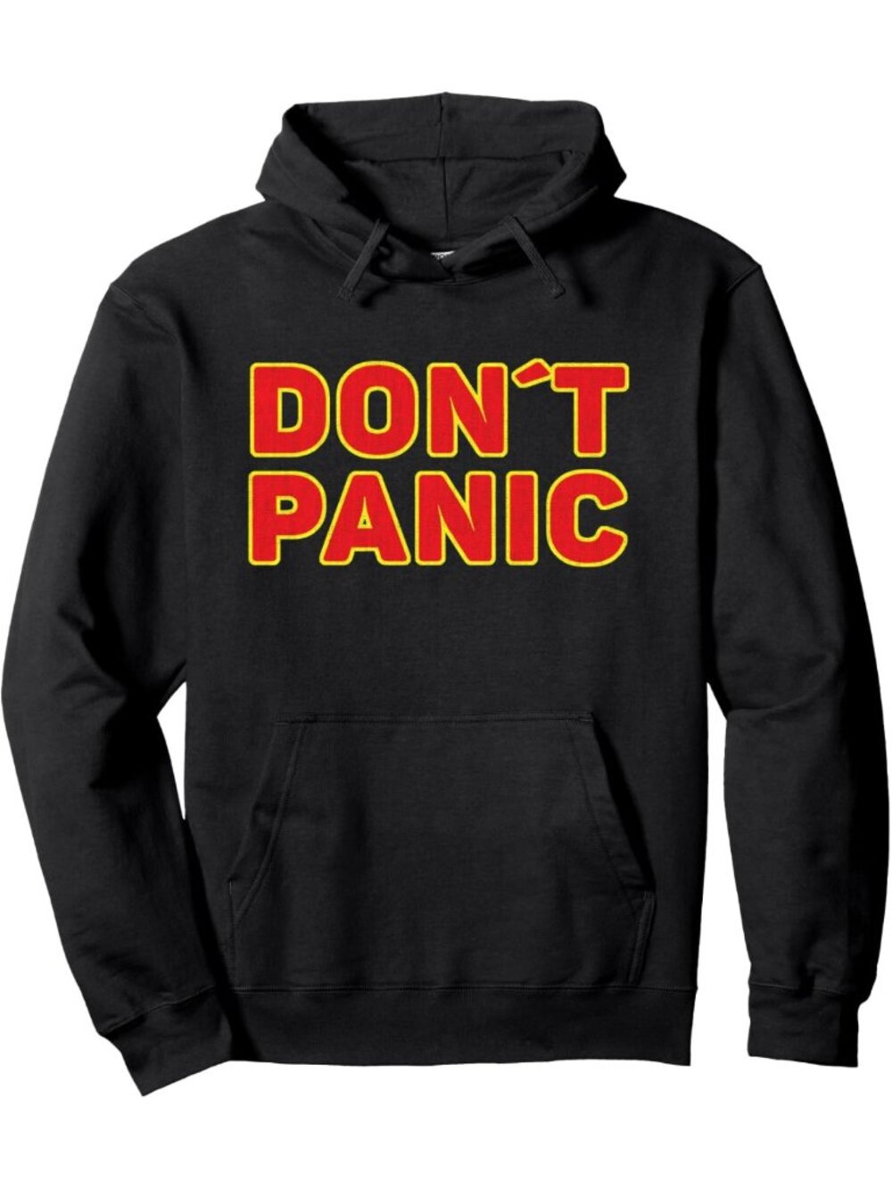 Don't Panic Vintage Distressed sarcastic panicking design Pullover Hoodie
